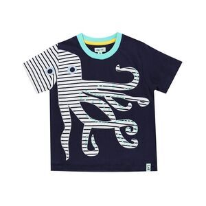 Lilly And Sid Boys Octo Applique T-Shirt